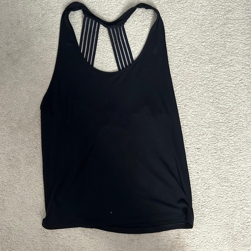 Black tank top